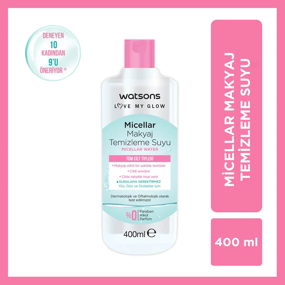 Watsons Micellar Make-up Remover Water 400 ml