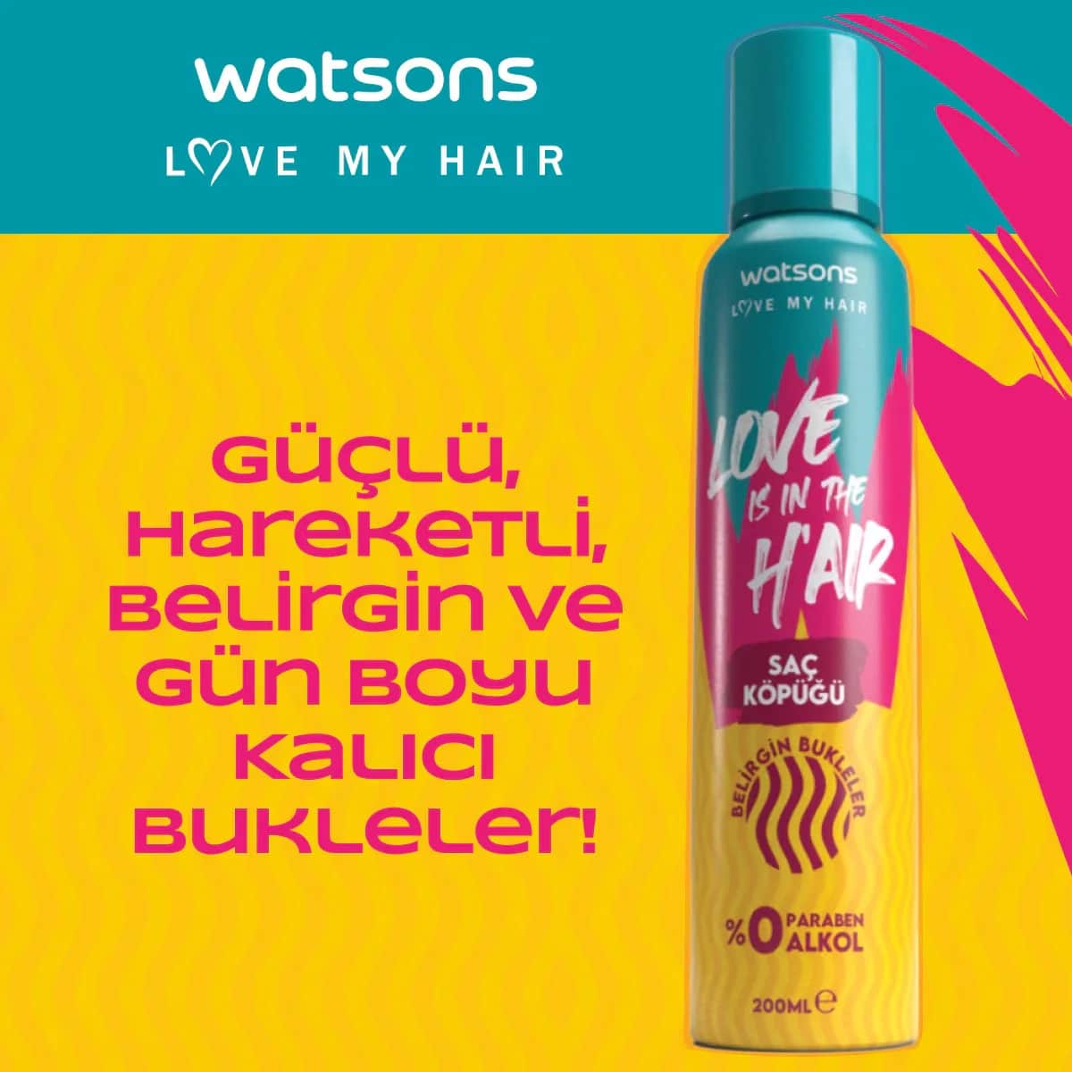 Watsons Locken Definierer Haarschaum 200ml