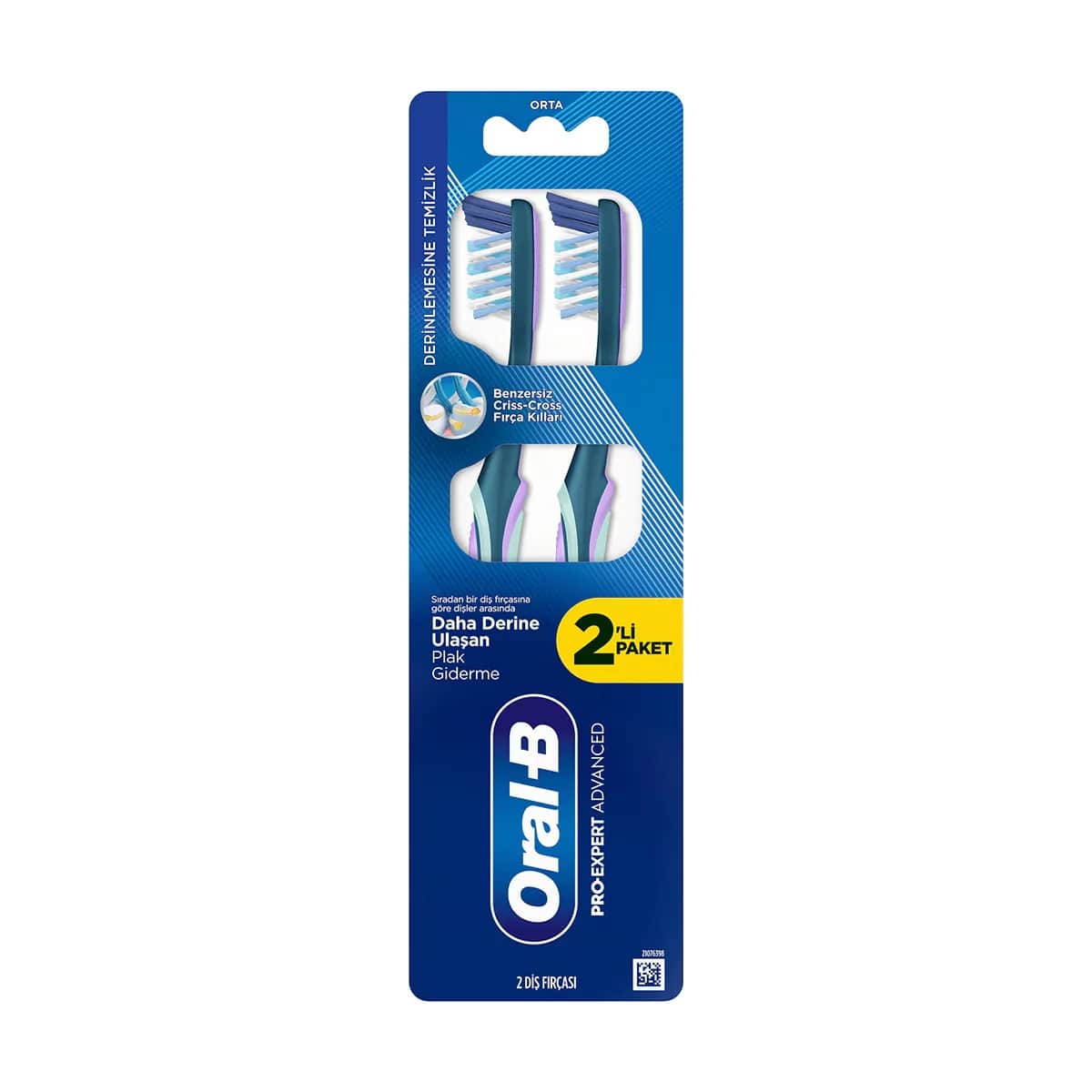 Oral-B فرشاة أسنان أورال-بي برو إكسبيرت عبوة من قطعتين