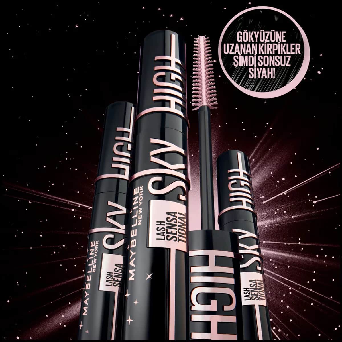 Maybelline Lash Sensational Sky High Cosmic Black Mascara