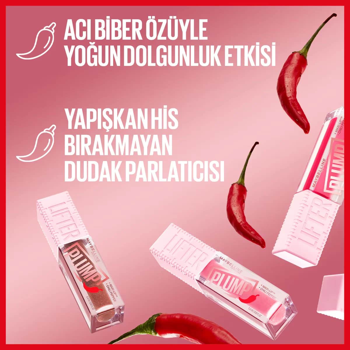 Глосс для губ Maybelline Lifter Plump 006 Острый перец 5.4 мл
