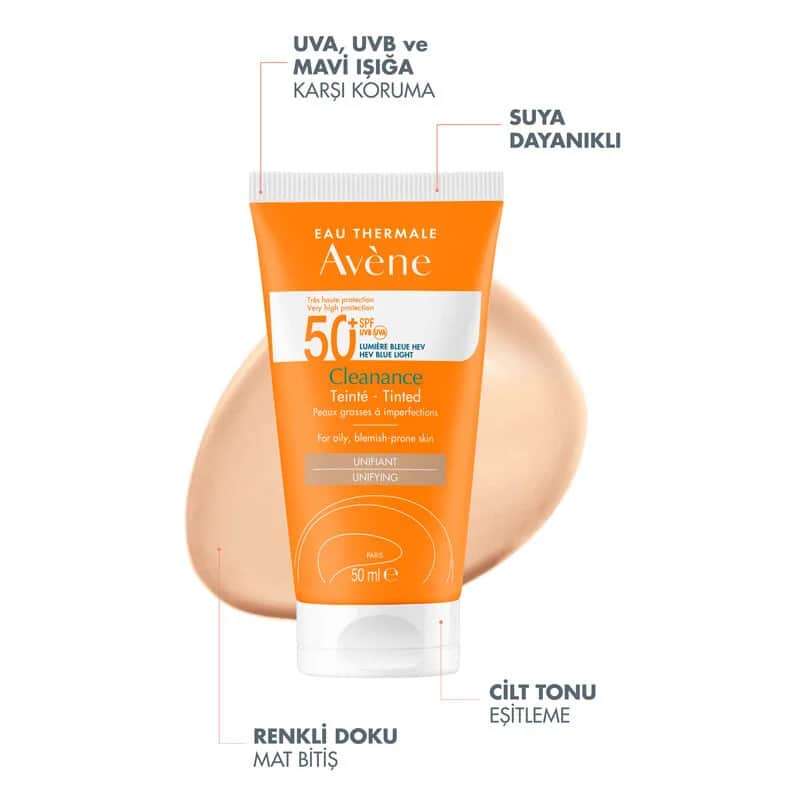 كريم واقي شمس ملون SPF 50+ 50 مل من او ثيرمال Eau Thermale Avene