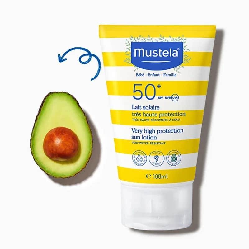 Mustela لوشن موستيلا للحماية العالية من الشمس بعامل حماية 50، 100 مل