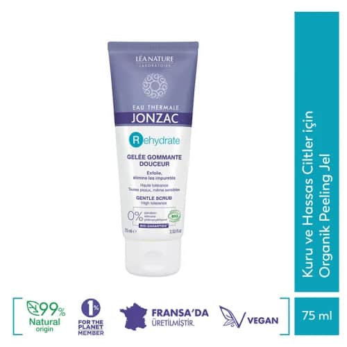 Eau Thermale Jonzac أو ثيرمال جونزاك ريهيدراتي مقشر لطيف 75 مل