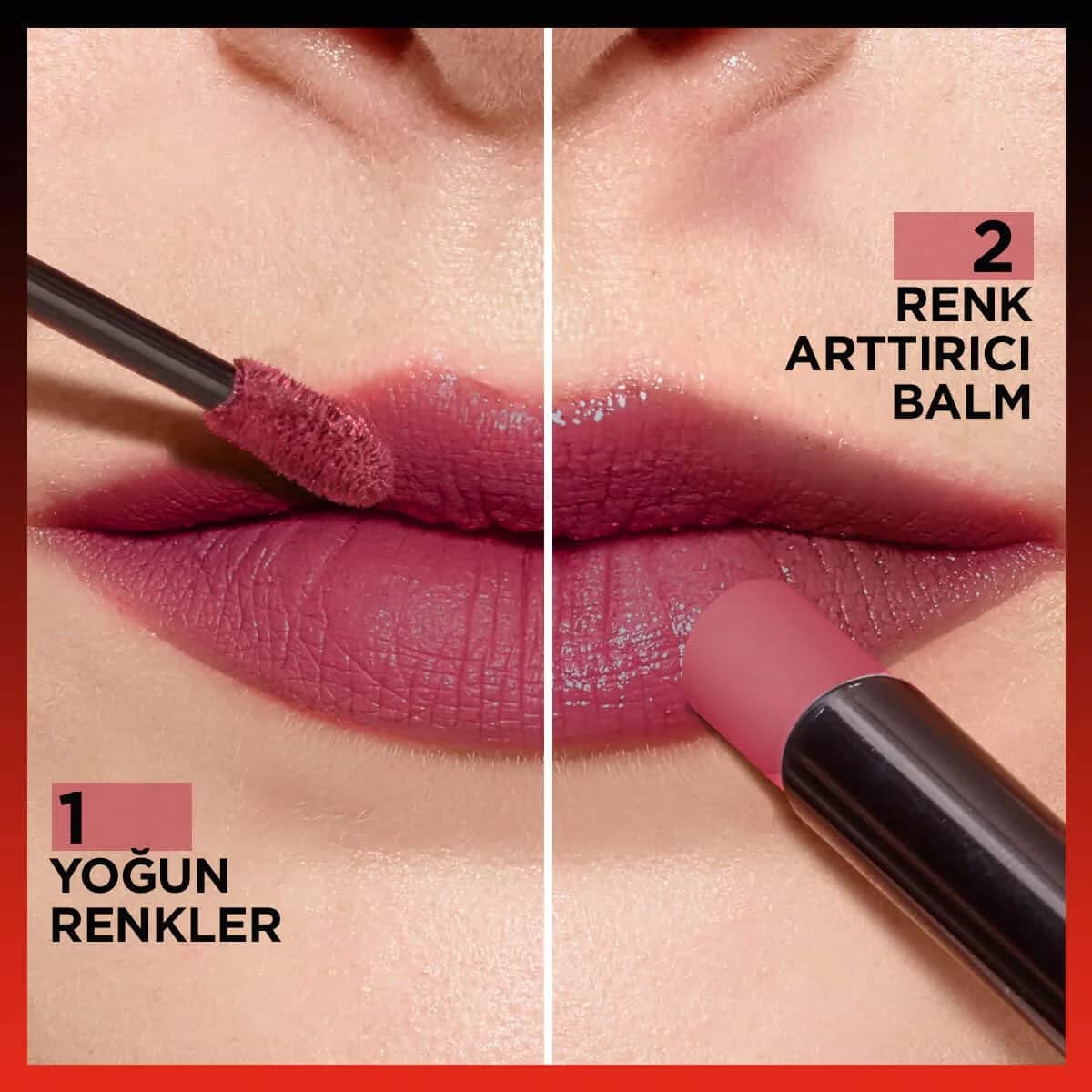 L'Oreal Paris أحمر شفاه وبلسم سائل إنفيليبل 2 خطوة من لوريال باريس يدوم 24 ساعة 213 توجور تيبيري