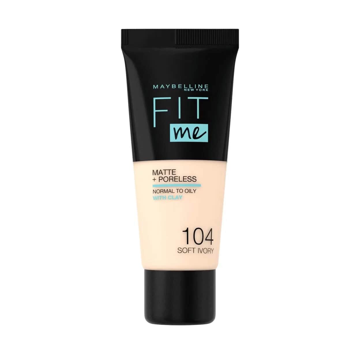 Maybelline Fit Me Matte+Poreless Foundation 30ml - Soft Ivory 104