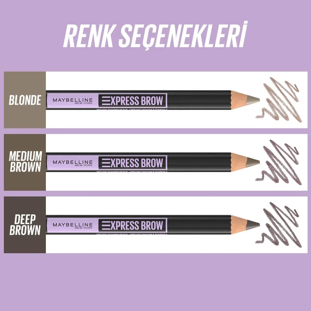 Карандаш для бровей Maybelline Express Brow - 05 темно-коричневый