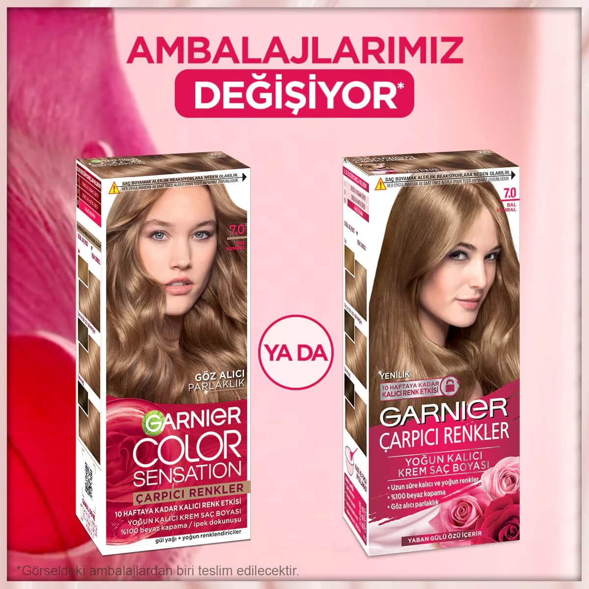 Garnier Striking Colors 7.0 honey Blonde Hair Dye