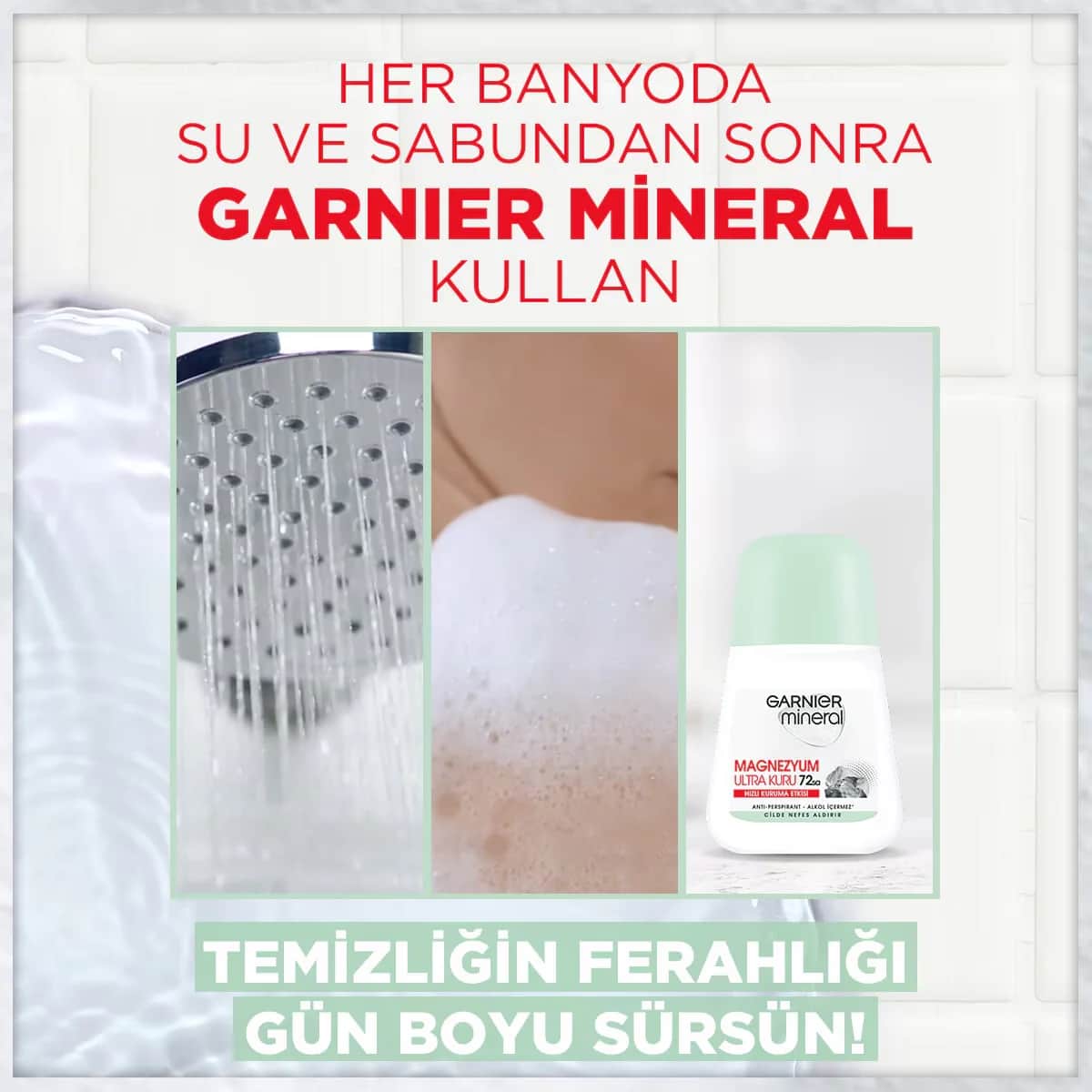 Garnier Mineral Magnesium Ultra Dry Roll-On 50ml