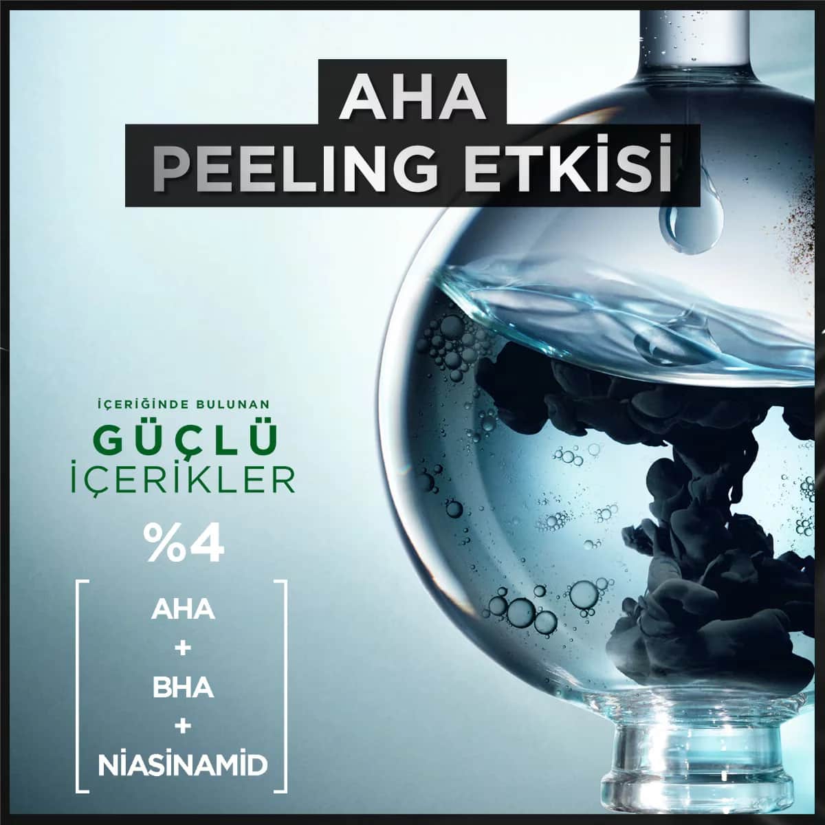 Garnier Aktivkohle AHA+BHA Anti-Aging Serum für Hautunreinheiten 30ml
