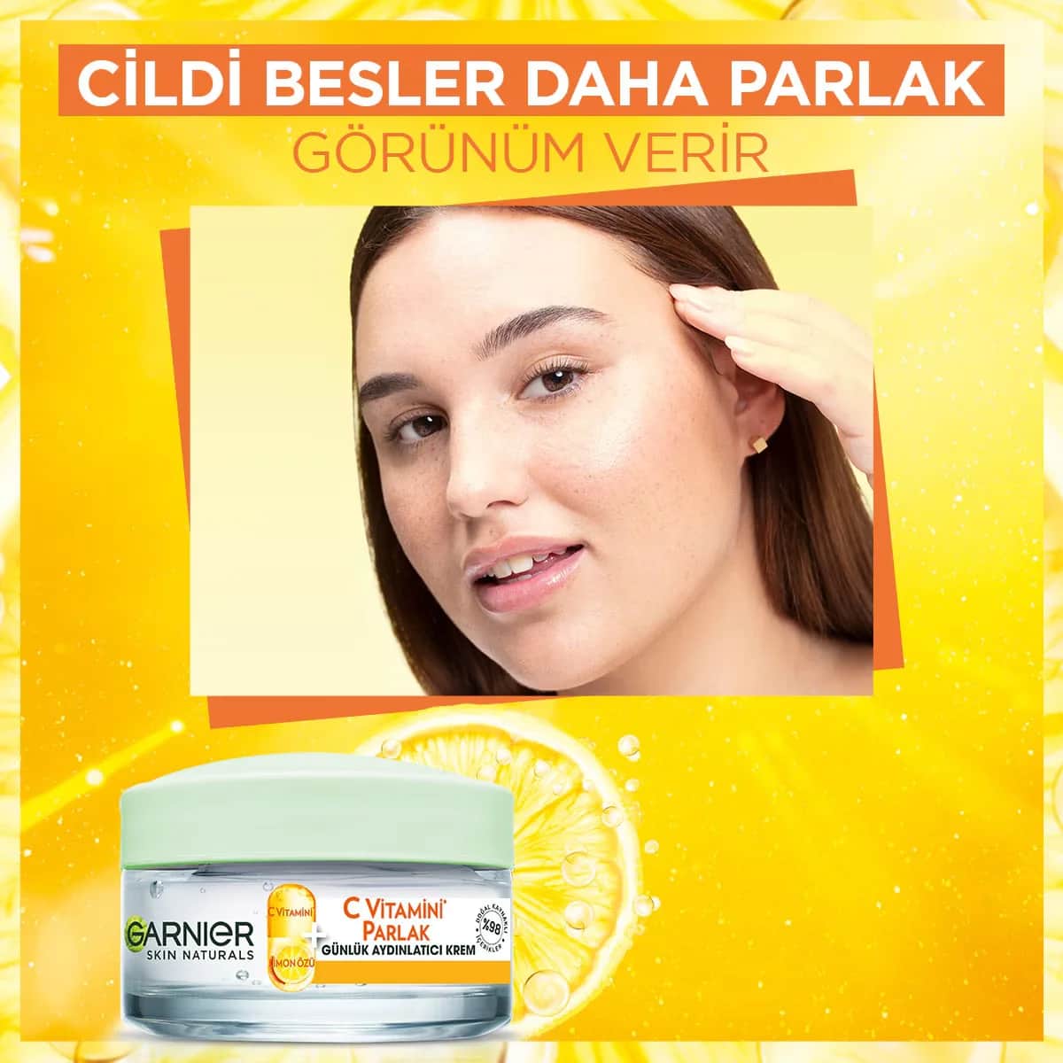 Garnier كريم غارنييه فيتامين سي لتفتيح البشرة يوميًا 50 مل