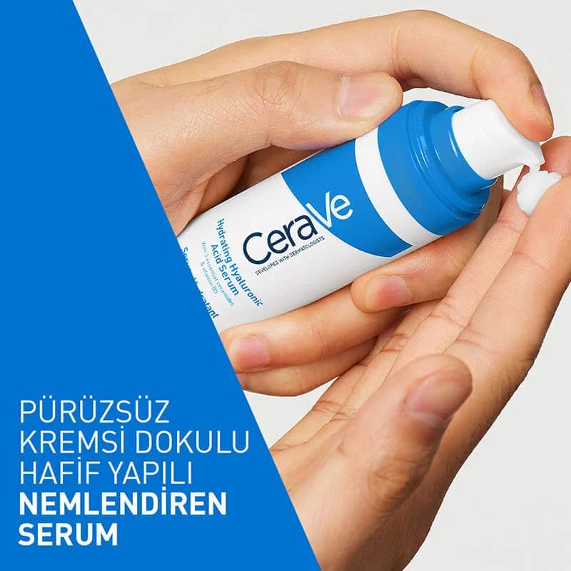 CeraVe 30ml feuchtigkeitsspendendes Hyaluronsäure-Serum für Feuchtigkeit