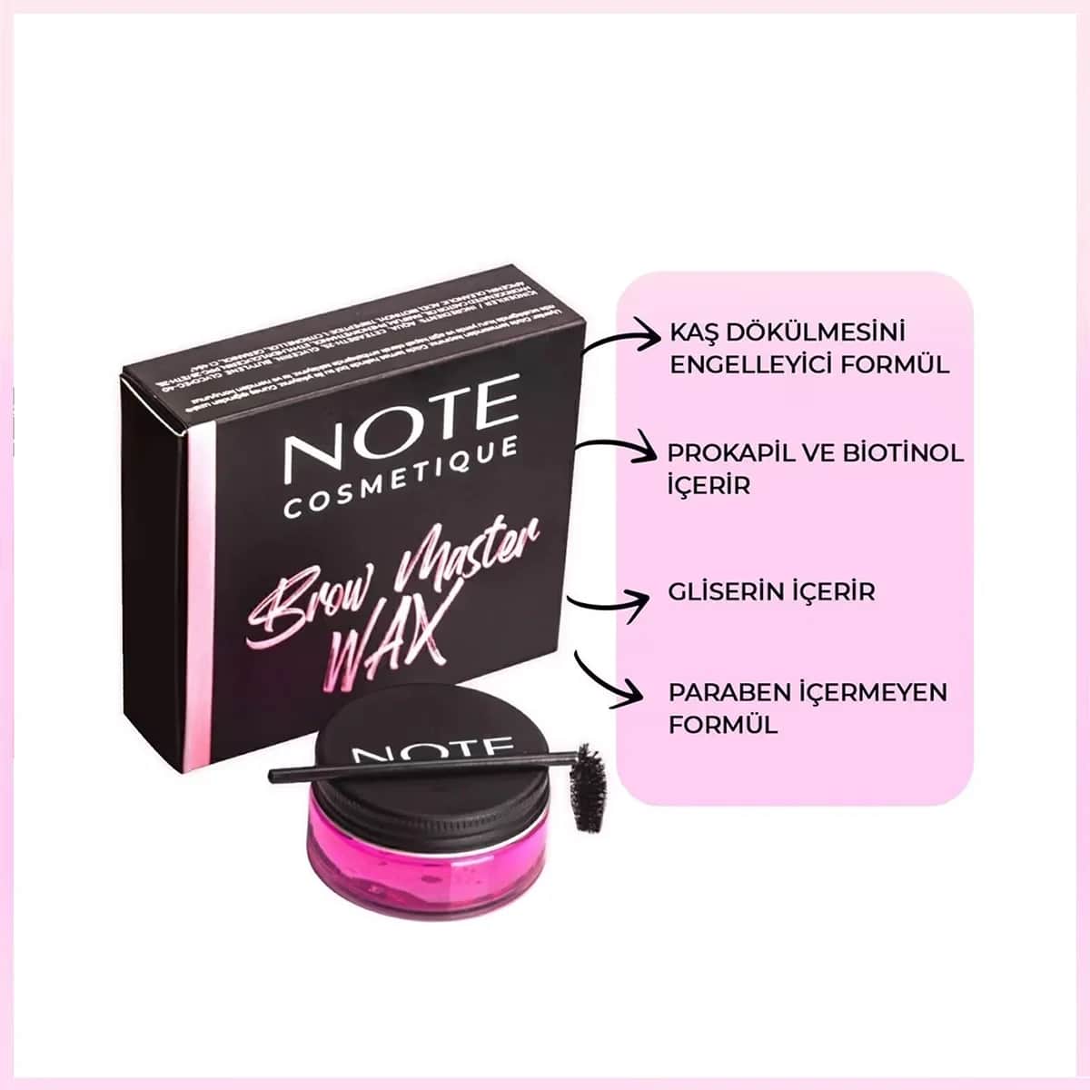 Фиксатор и формирователь бровей Note Brow Master с Procapil 50 мл