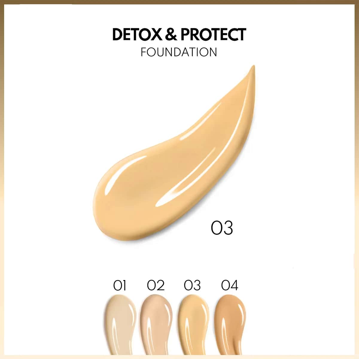 Тональный крем Note Detox &amp; Protect SPF 15 03 Средний Бежевый