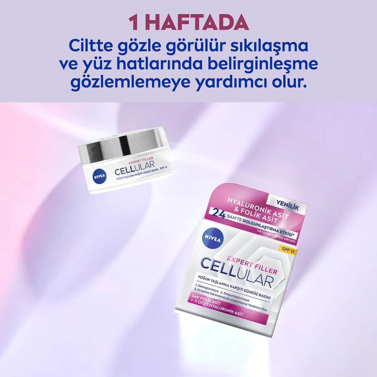Крем для лица Nivea Cellular Filler Антивозрастной дневной с SPF 15 50 мл