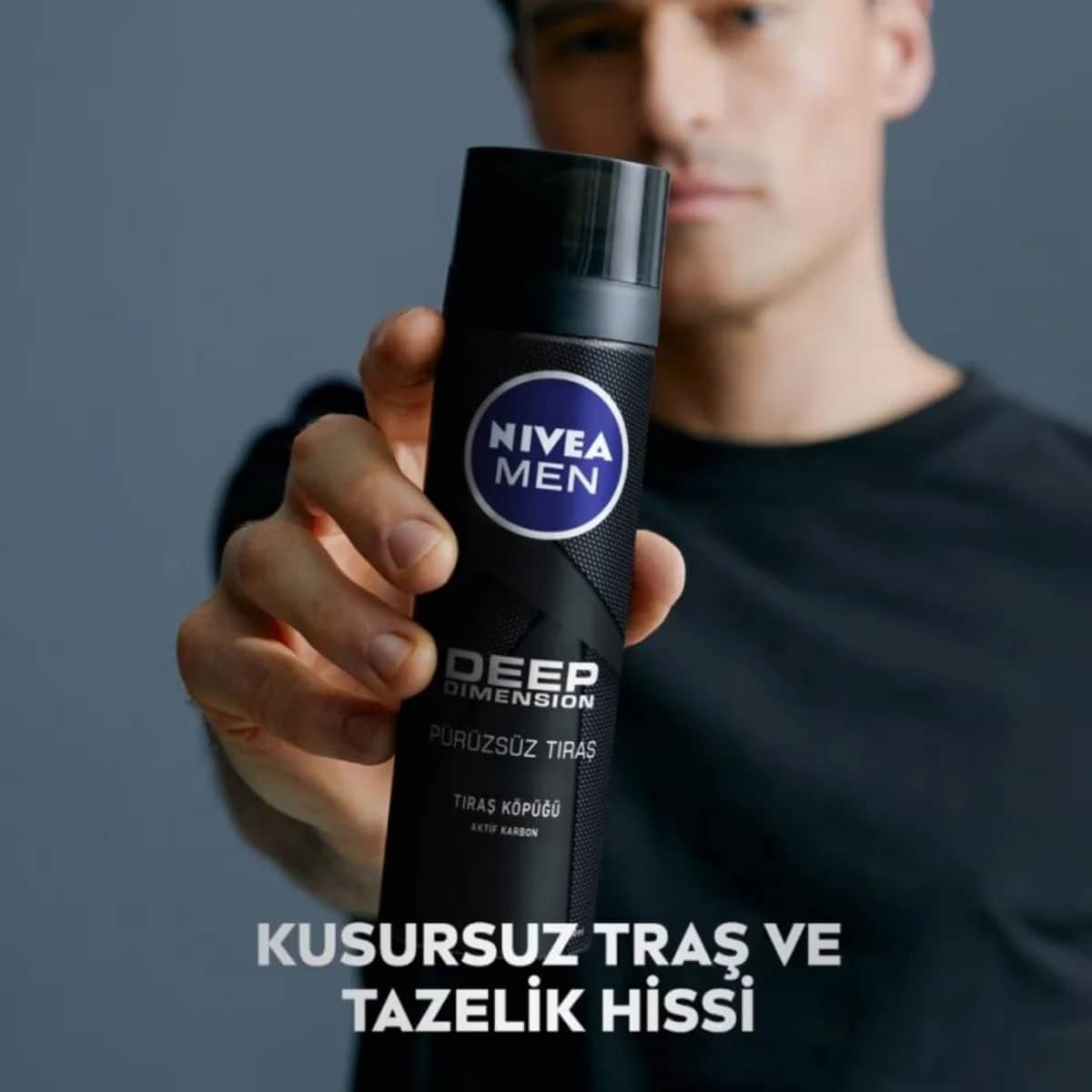 NIVEA رغوة حلاقة نيفيا مين ديب دايمنشن سموث 200 مل