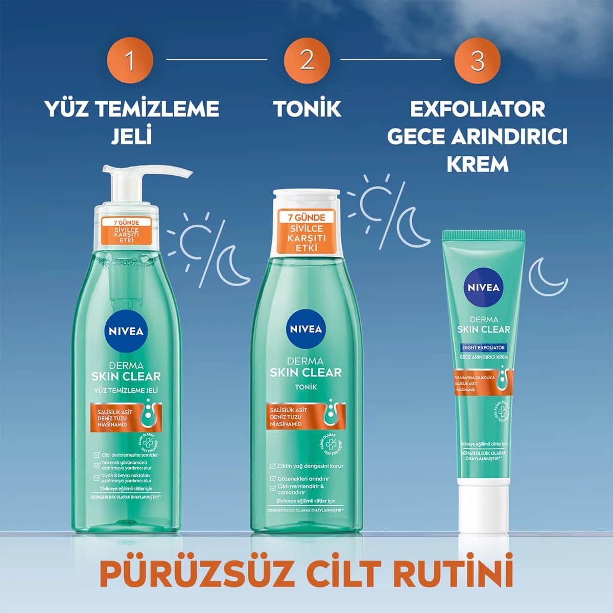 NIVEA جل تنظيف الوجه ديرما سكين كلير من نيفيا 150 مل