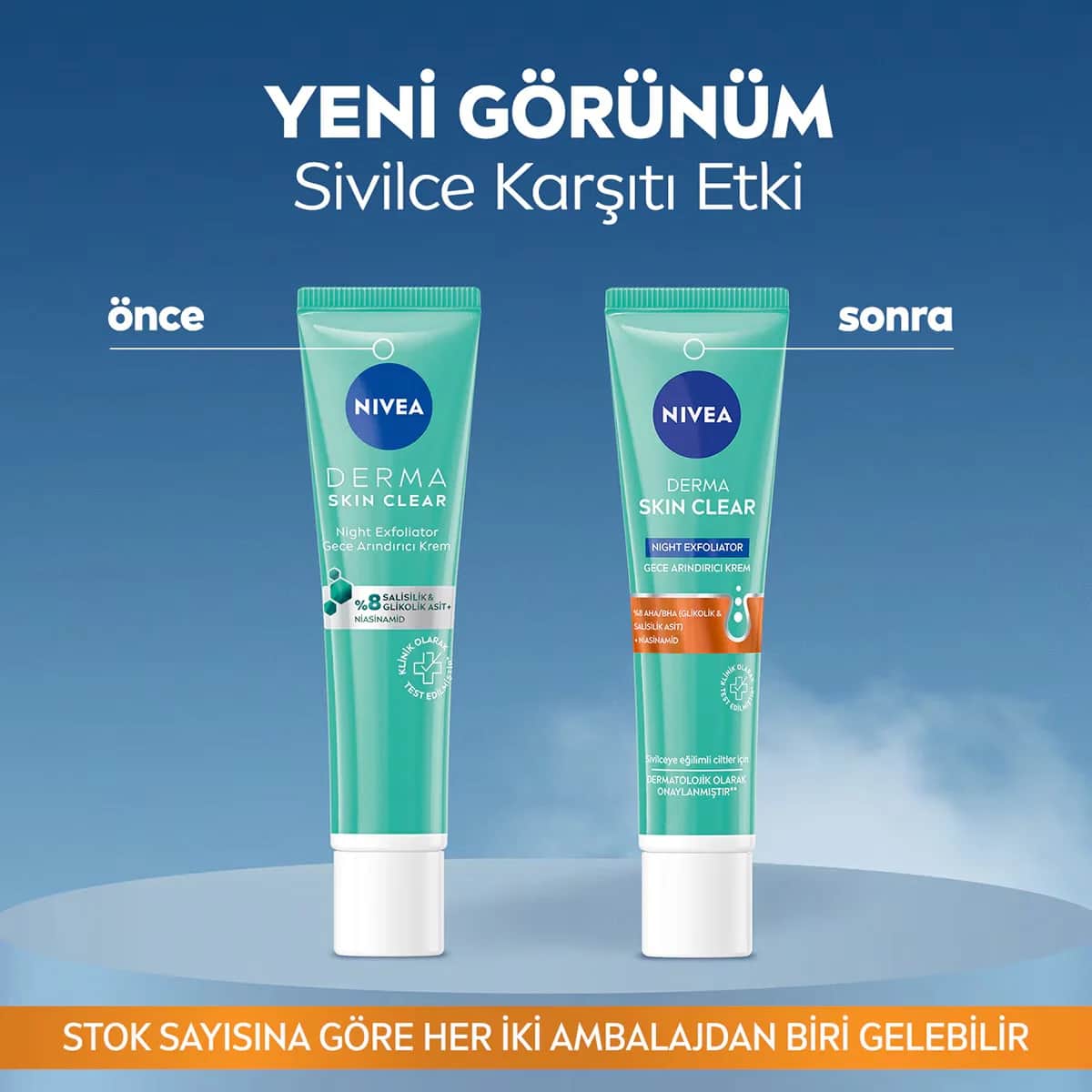 Nivea Derma Clear Nacht Peelingcreme 40ml