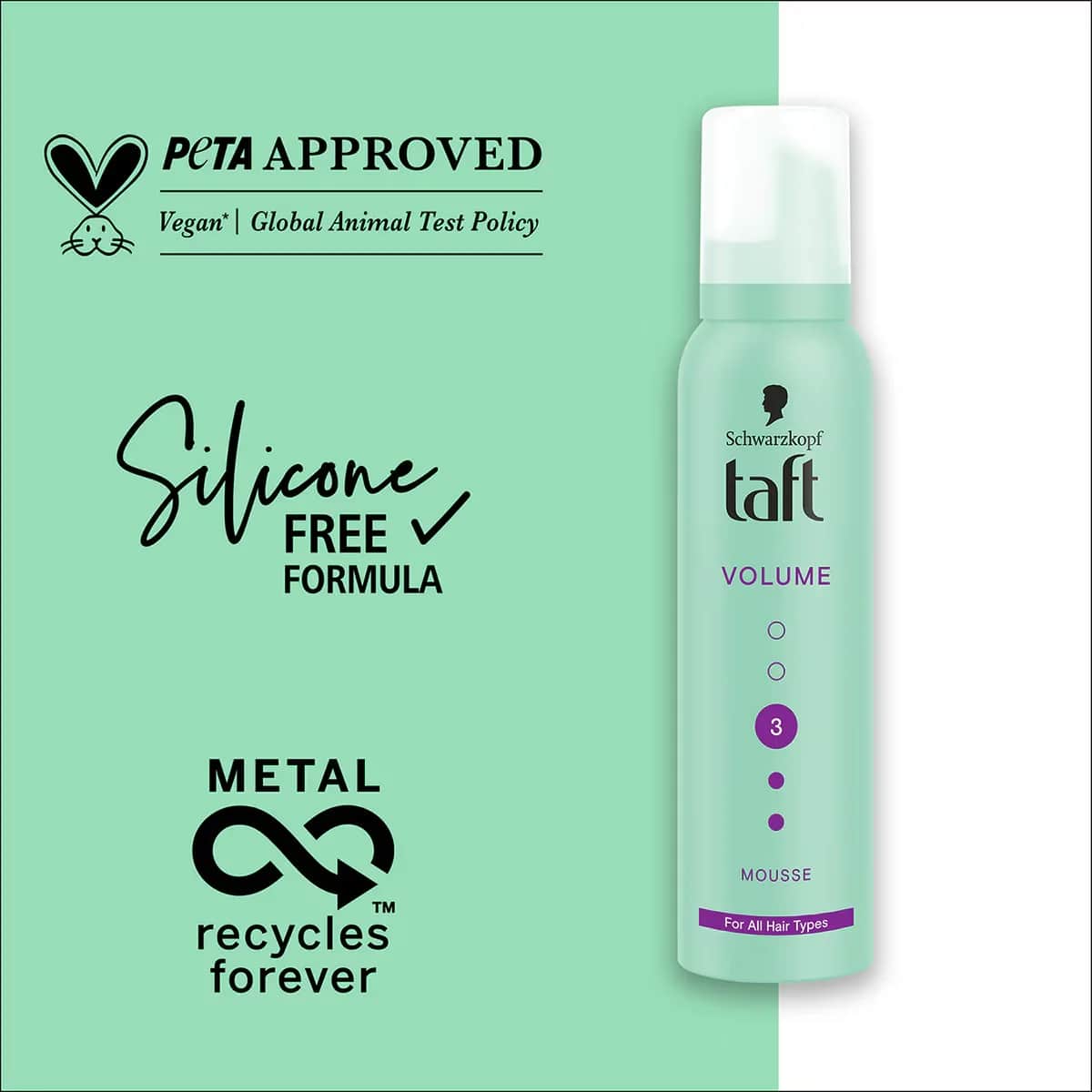 Taft Volumen Haarschaum 150ml - Extra starker Halt &amp; Kollagen