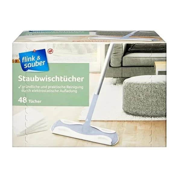 Flink &amp; Sauber Cleaning Device Spare Cloth Head 48 pcs 48 pcs