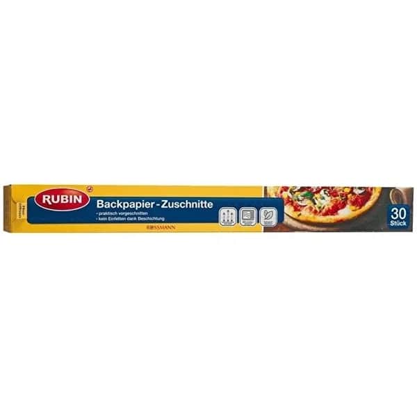 Rubin Oiled Baking Paper 30 pcs