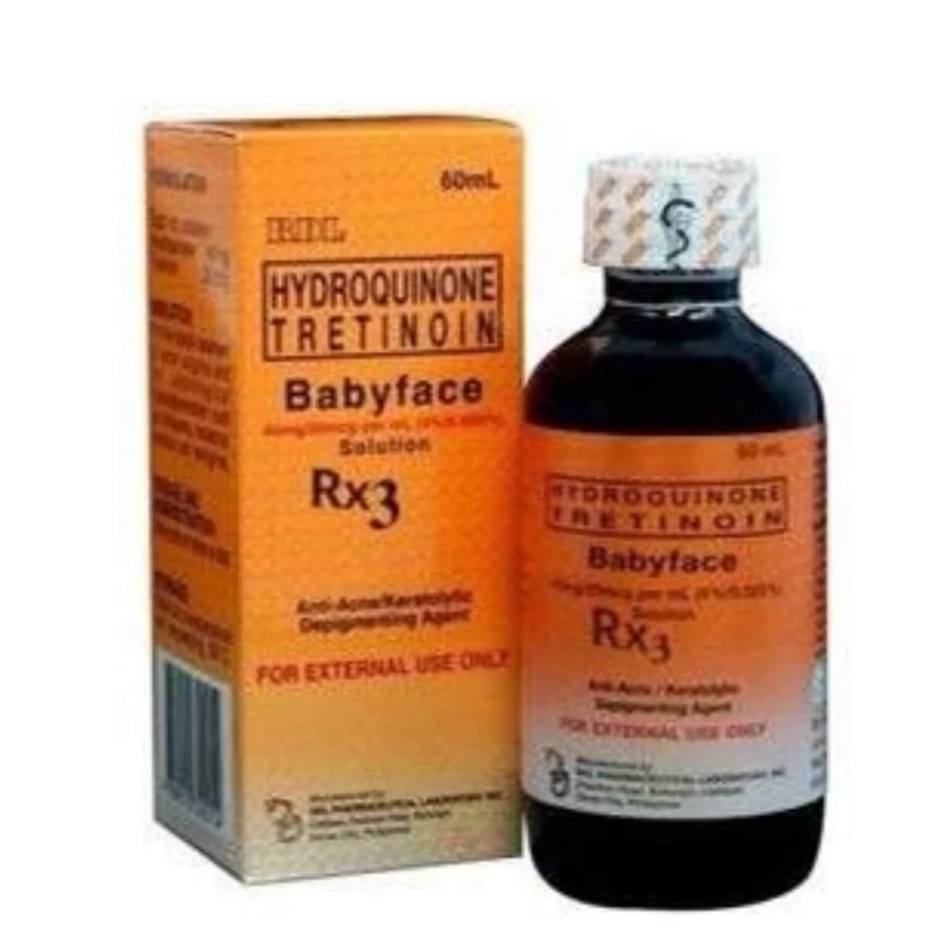 Baby Face Lösung 3 mit Adstringens, Klar, 60ml von RDL