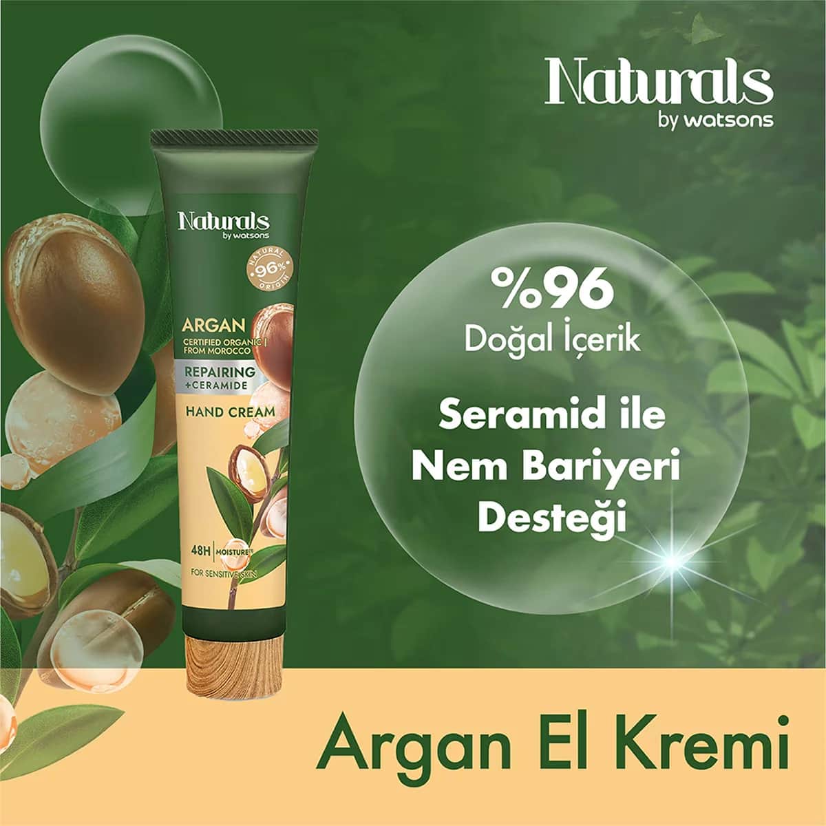 Naturals By Watsons Argan Handcreme 30ml