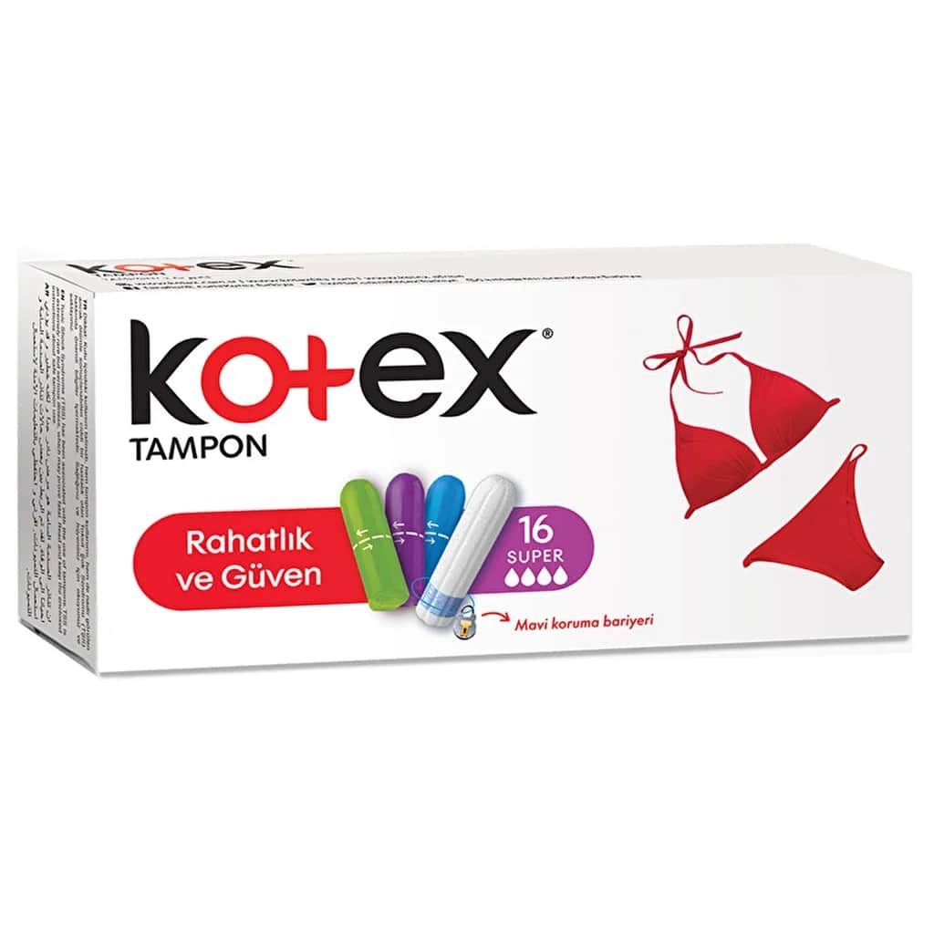 Kotex كوتكس تامبون سوبر 16 قطعة