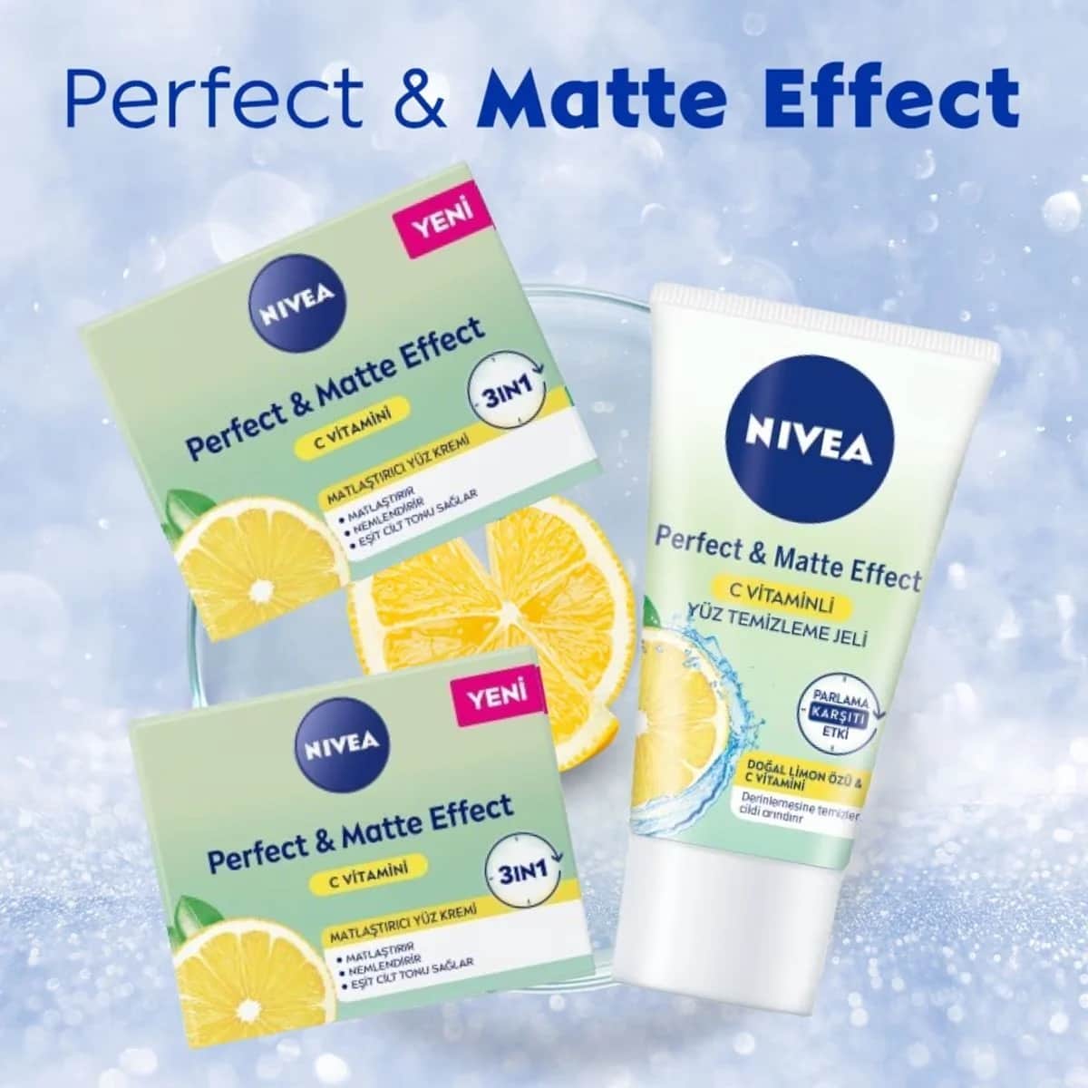 Гель для умывания Nivea Matte C с витамином C 50 мл