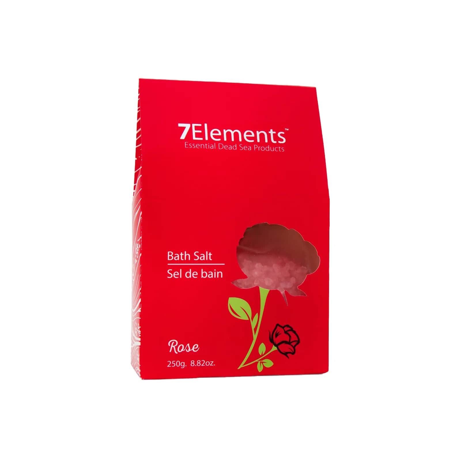 Totes Meer Badesalz mit Rosenduft 250 Gramm von 7 Elements