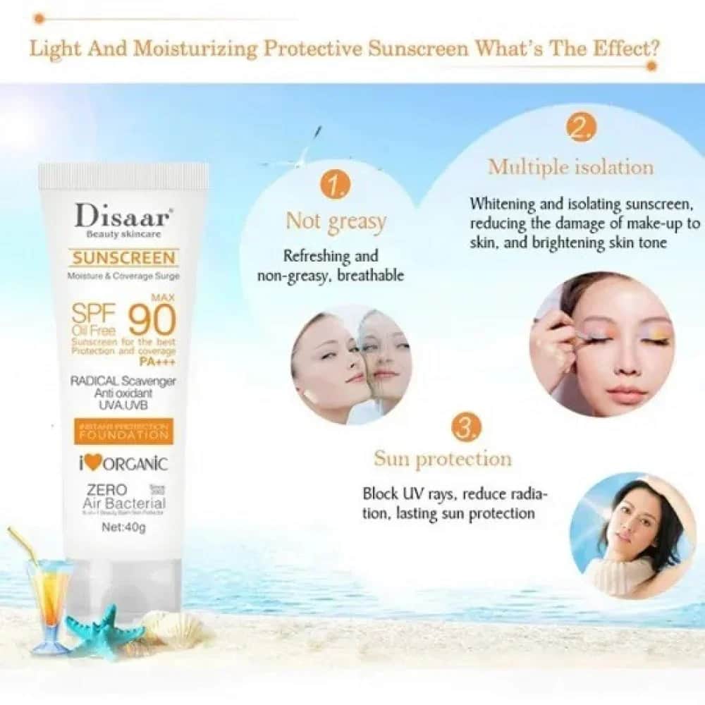 Feuchtigkeitsspendende Sonnencreme LSF 90+++ 40g von Desar
