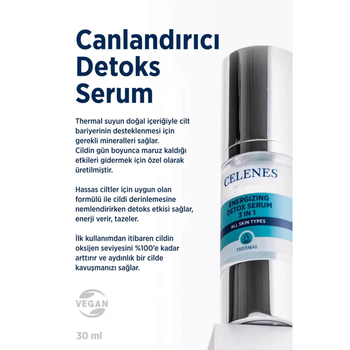 Celenes Revitalisierendes 3-in-1 Detox Serum von Sweden