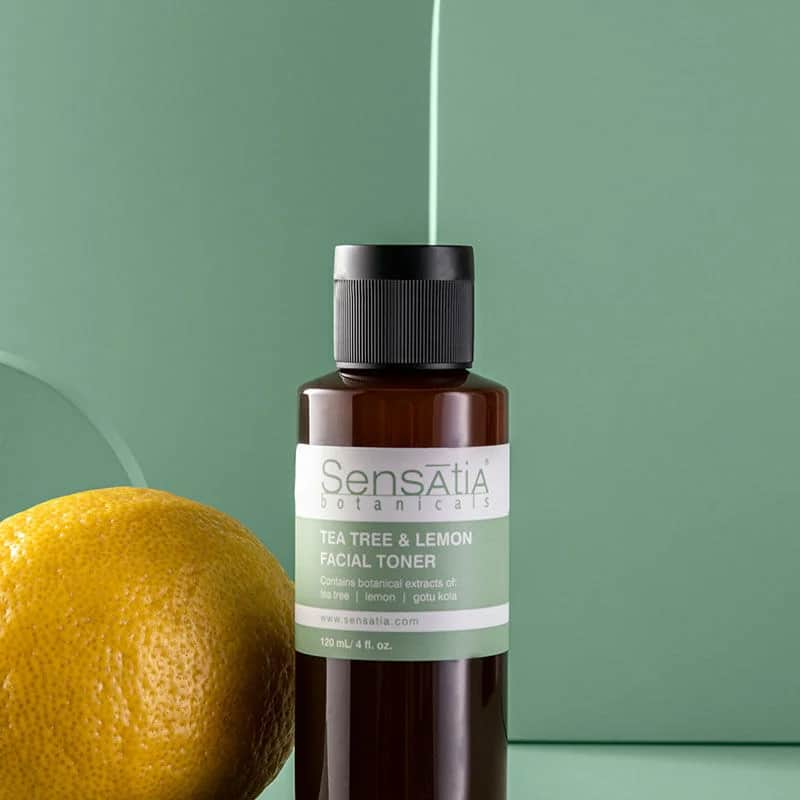 Sensatia Botanicals تونيك الوجه بخلاصة شجرة الشاي والليمون من سينساتيا بوتانيكالز، 120 مل