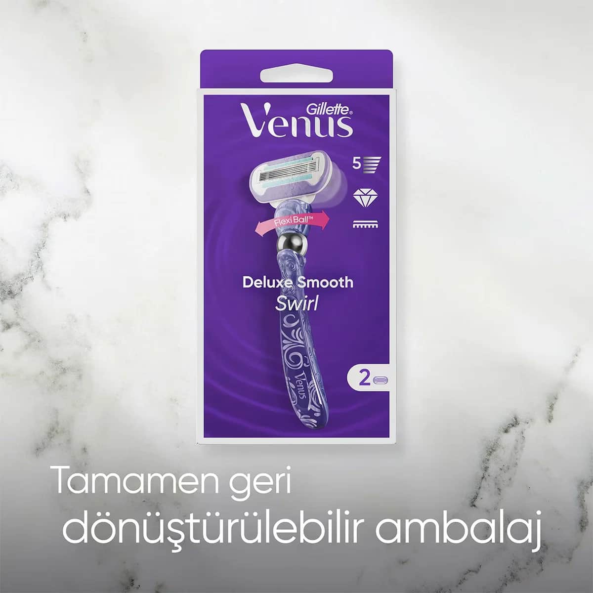Женская бритва Gillette Venus Swirl Flexiball