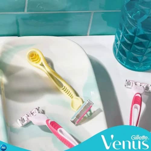 Gillette مجموعة شفرات جيليت سيمبلي فينوس 3 دراغون فروت للاستخدام مرة واحدة، مكونة من 3 قطع
