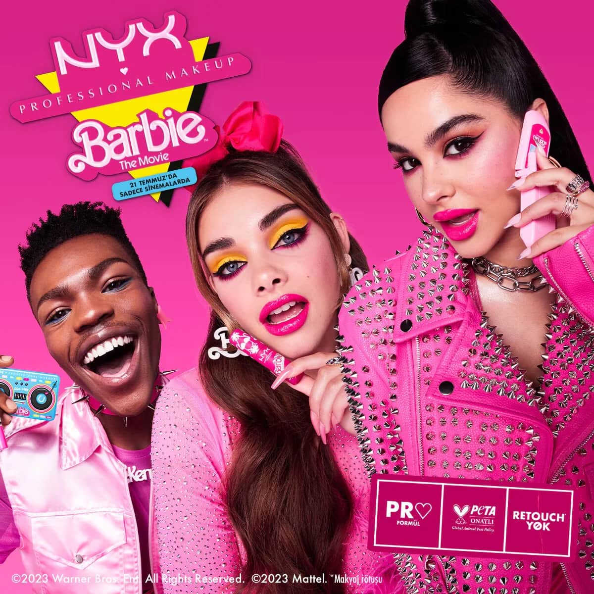 Зеркало для макияжа Barbie от Nyx Professional Makeup