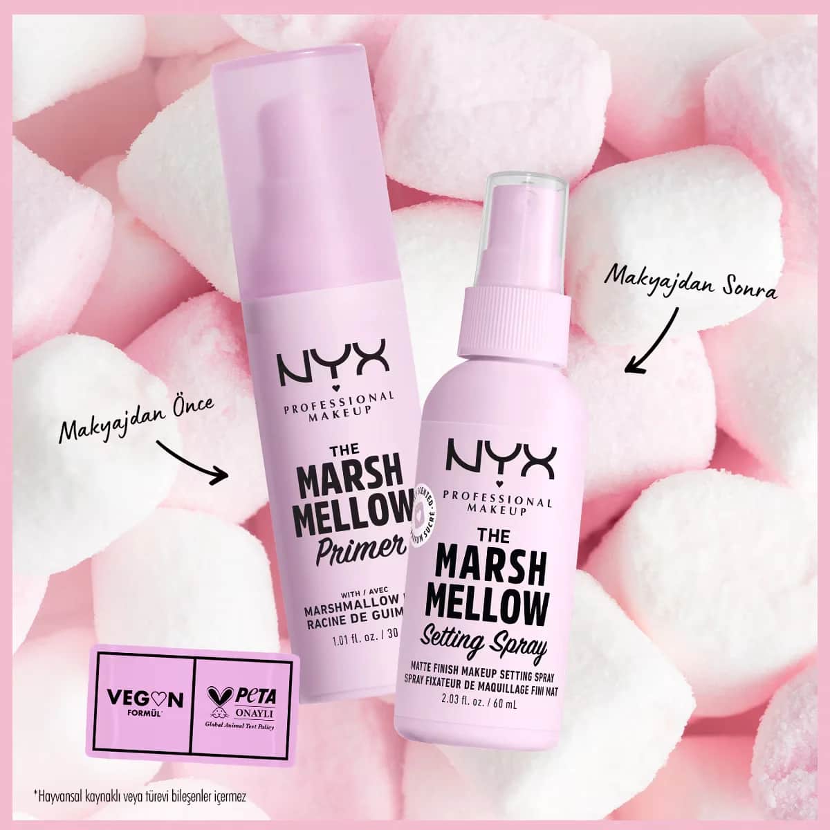 Nyx Professional Makeup Marshmellow Setting Spray Makeup Setting Spray