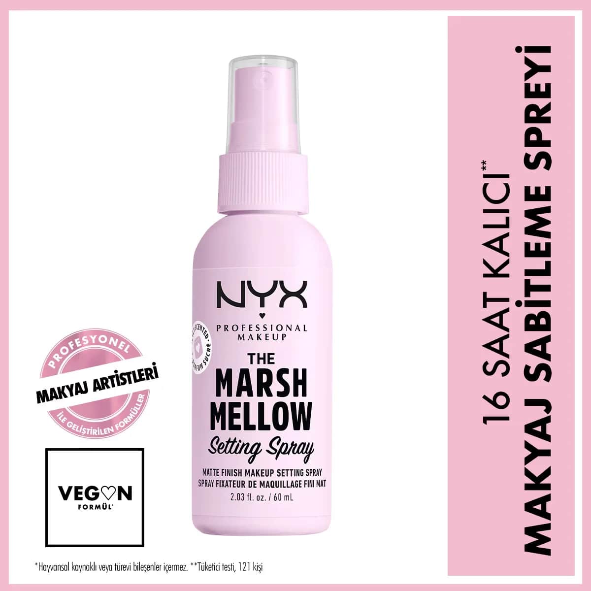 Nyx Professional Makeup Marshmellow Setting Spray Makeup Setting Spray