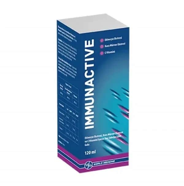 World Medicine Food Supplement Immunactive Liquid 120 ml