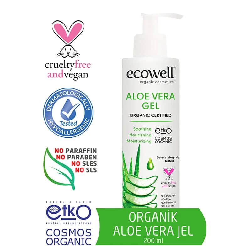 Ecowell Bio Aloe Vera Gel 200 ml