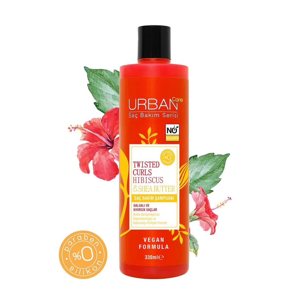 Urban Care Hibiscus &amp; Shea Butter Sulfate Free Shampoo 330 ml