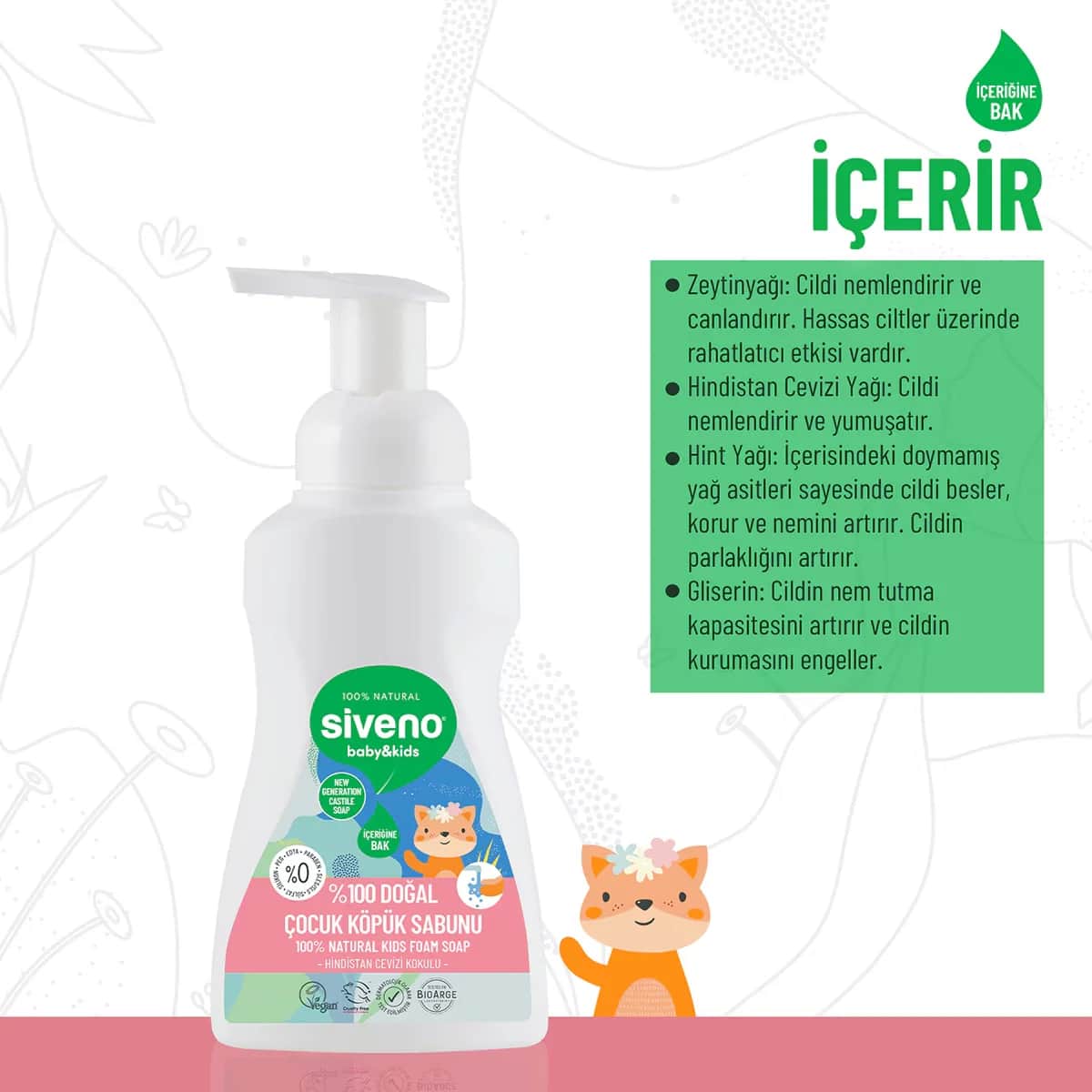 Siveno Kinder Schaumseife 250ml