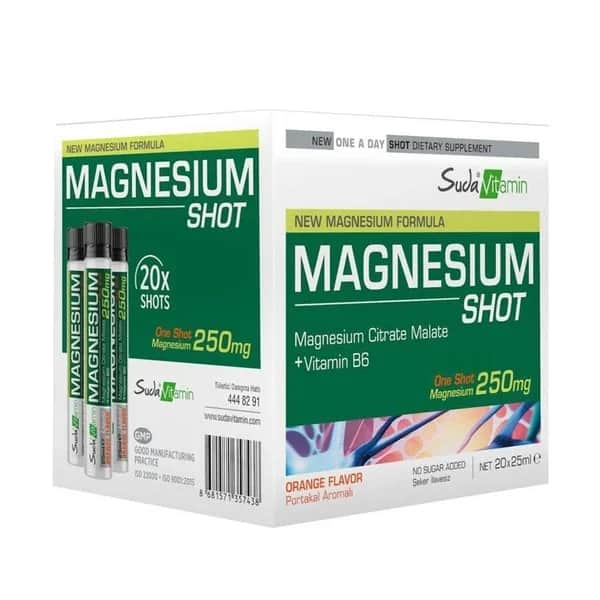 Suda Vitamin Magnesium Shot 25 ml X 20 pcs