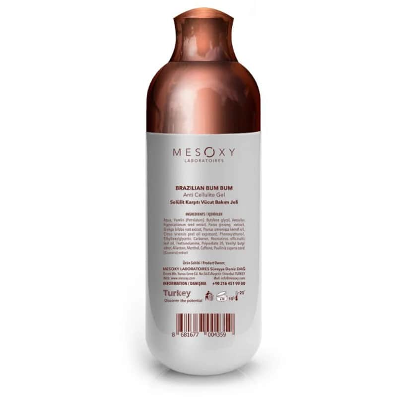 Mesoxy جل ميسوكسي البرازيلي لمكافحة السيلوليت 200 مل