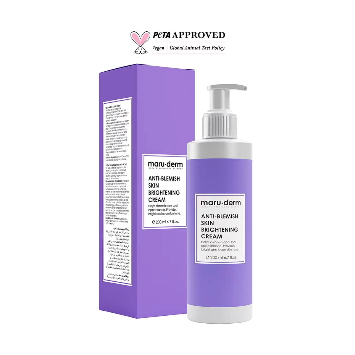 Maruderm Anti-spot Skin Whitening Care Cream 200 ml