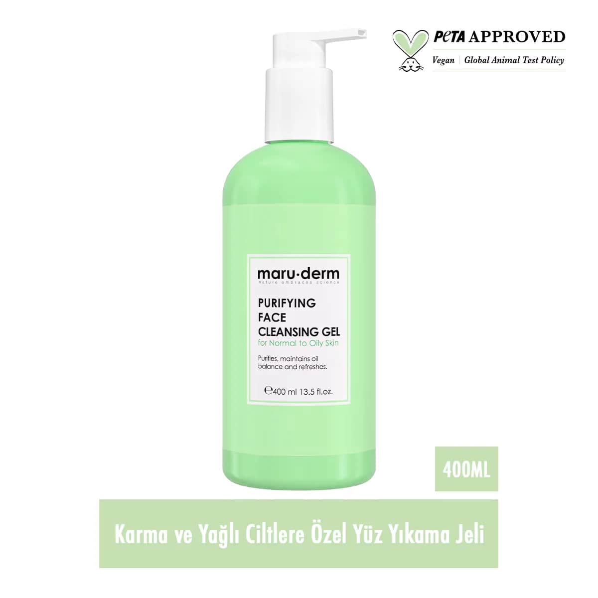 Гель для умывания Maruderm специальный для комбинированной и жирной кожи 400 мл