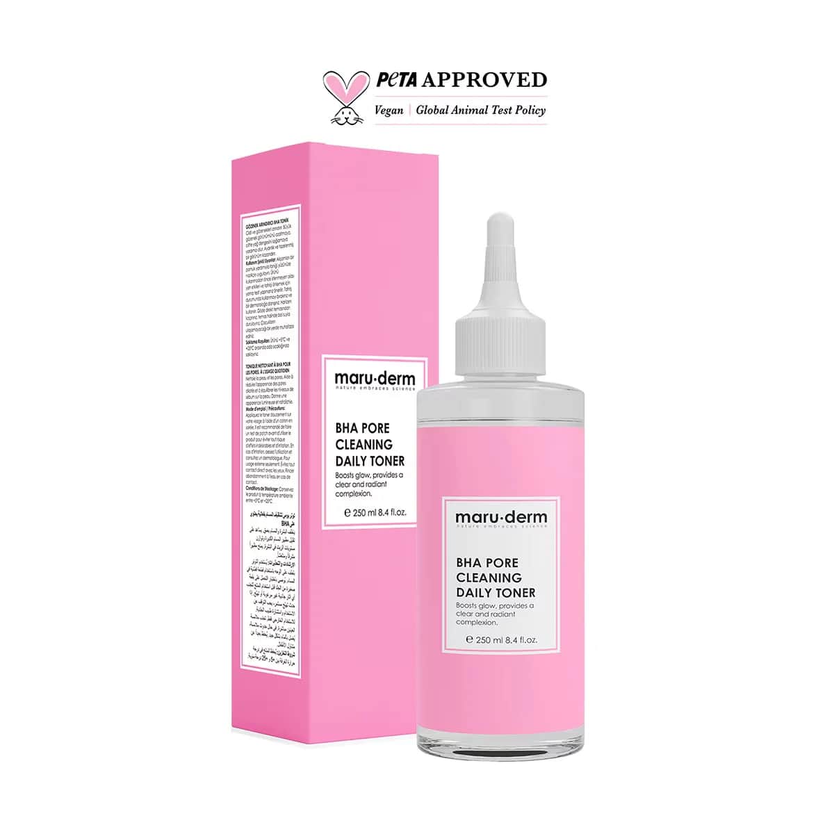 Maruderm Pore Tightening, Anti-blackhead Bha Tonic 250 ml