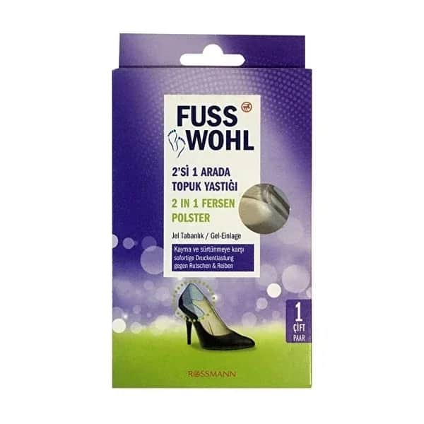 Fusswohl Heel Cushion 2in1 Lower &amp; Upper Heel 1 pcs