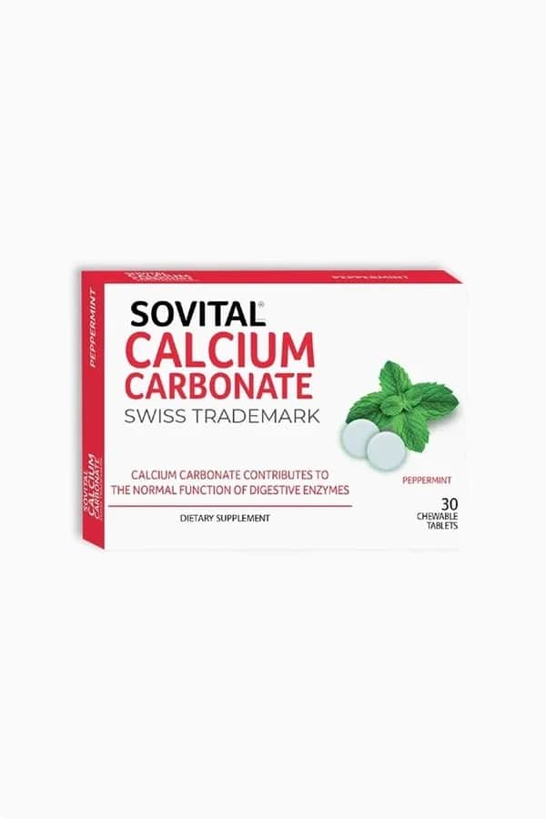 Sovital Calcium Carbonate 30 tablets