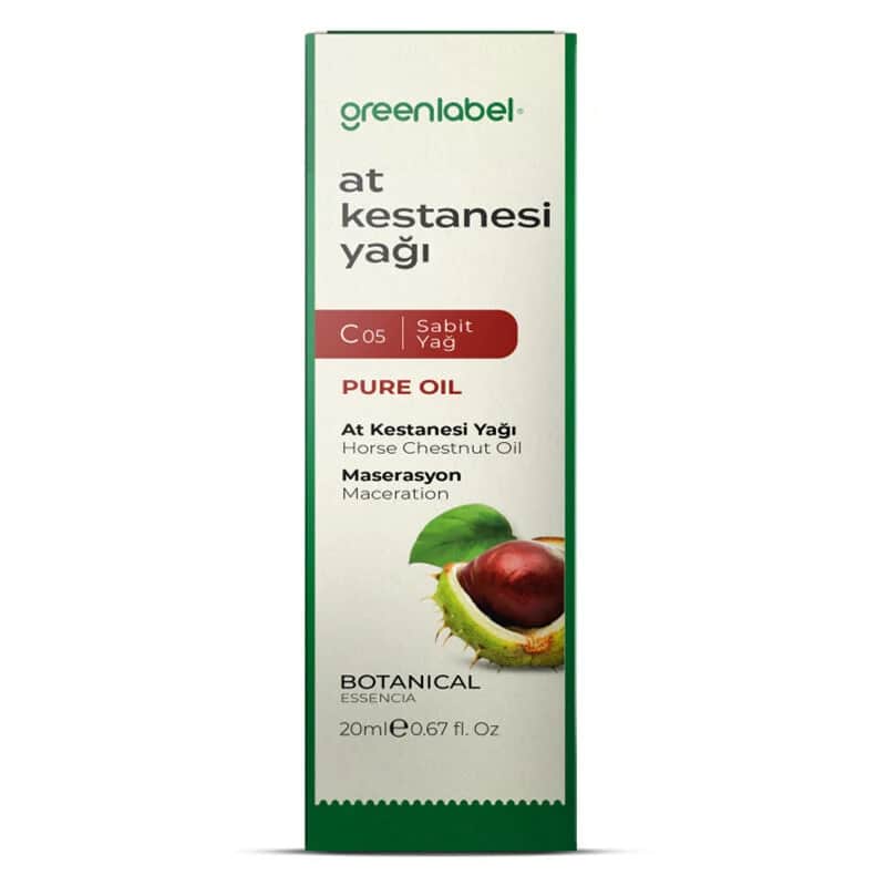 Rosskastanienöl 20ml von Greenlabel - Natürliche Linderung &amp; Feuchtigkeitsspender